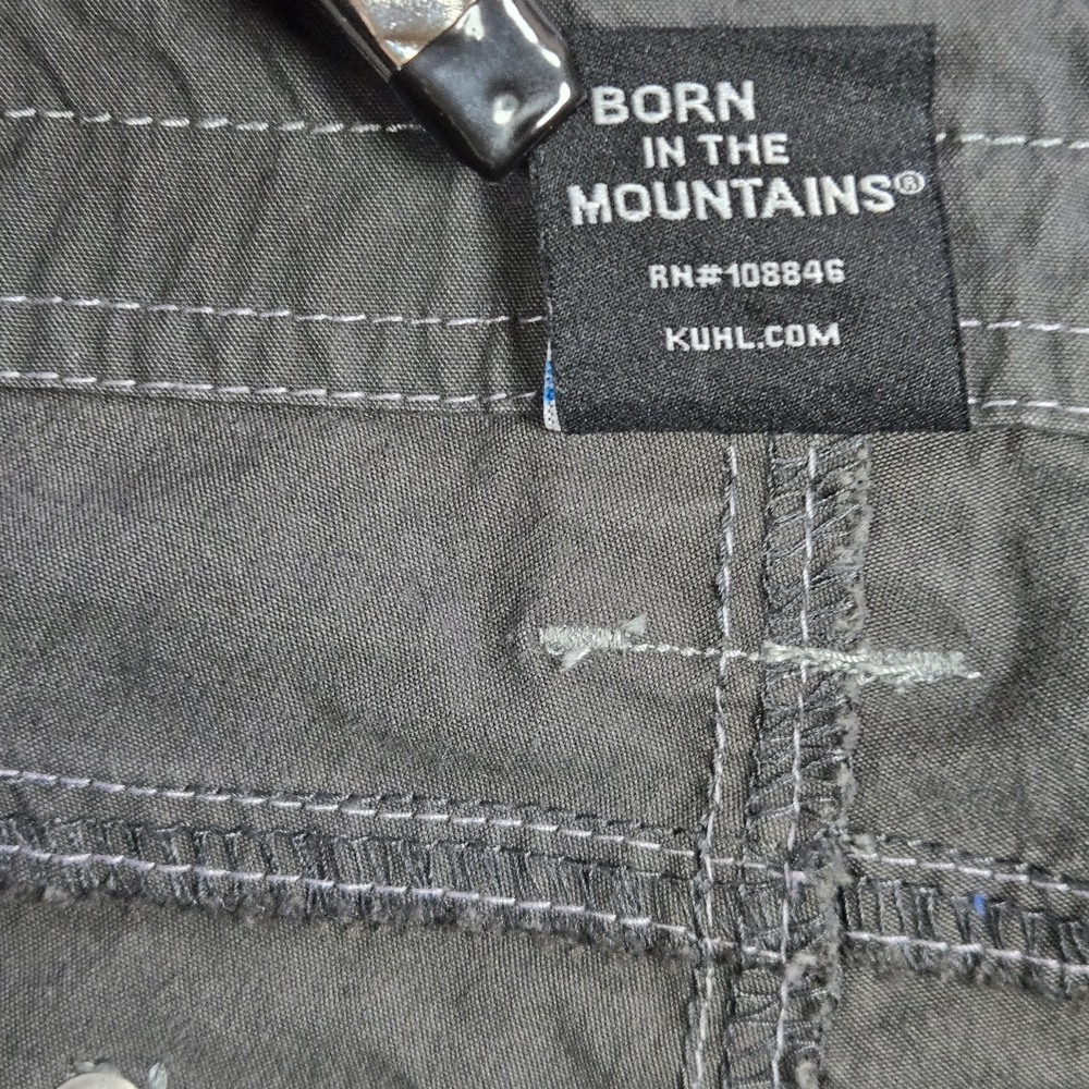 KÜHL Women's Charcoal Gray Cargo Outdoor Hiking Pants - Size 14 Regular - Picture 10 of 15